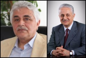 Iraqi nuclear scientist Dr. Jafar Dhia Jafar (left) and his brother Hamid Jafar, Chairman of The Crescent Group (right)